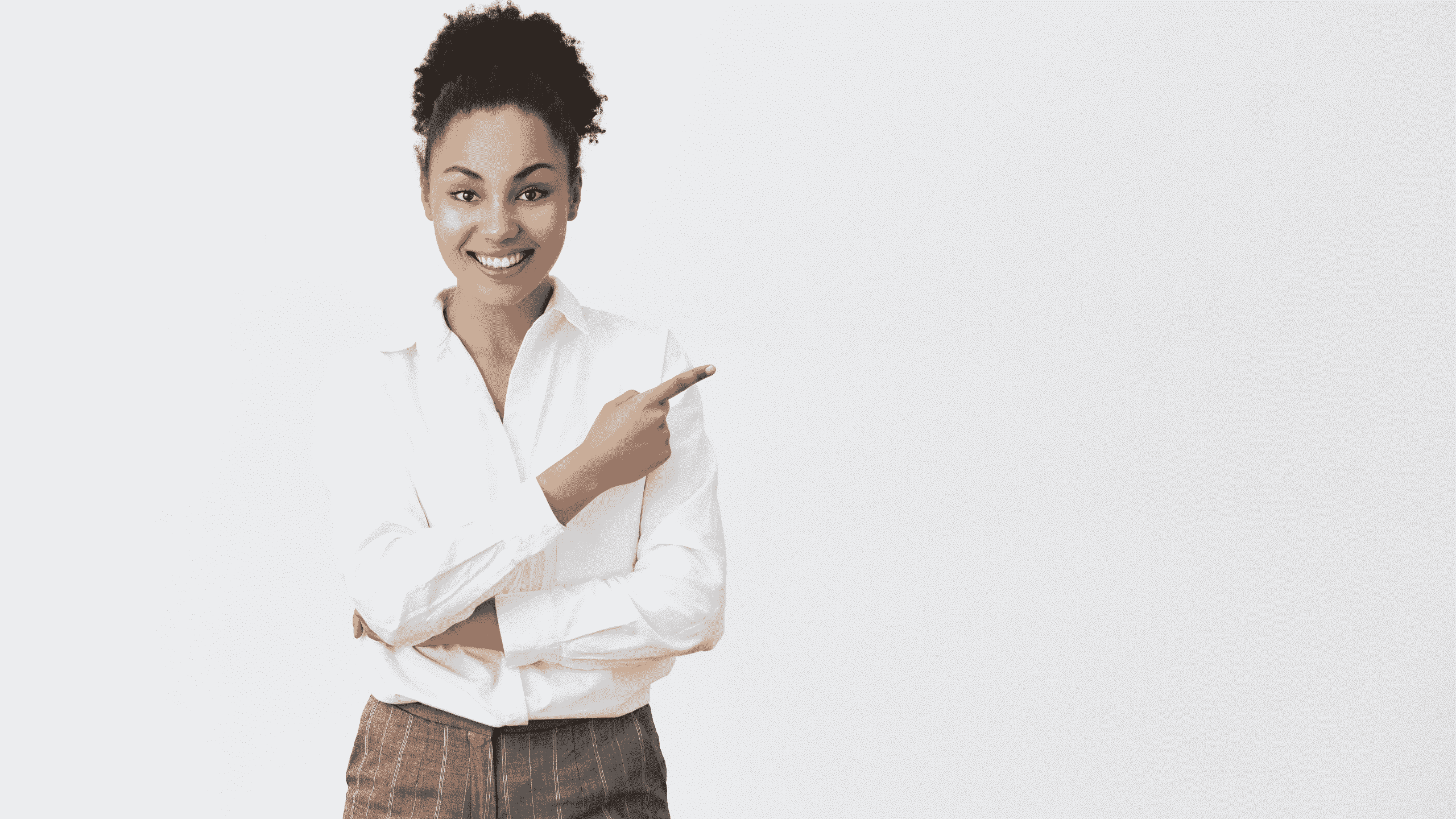 Femme souriante