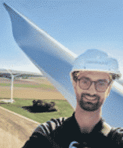 Nicolas Marteau, Chargé d'études éolien